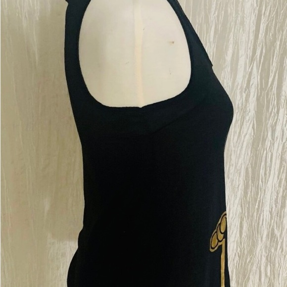 Disney Parks Women's Black and Gold Minnie Mouse Tank Top Size Medium EUC - Picture 4 of 4